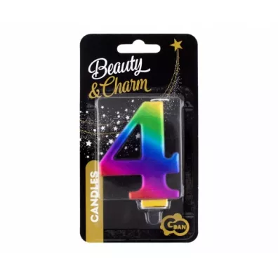 Godan �wieczka cyferka 4, Galaxy PF-SCG4 8cm