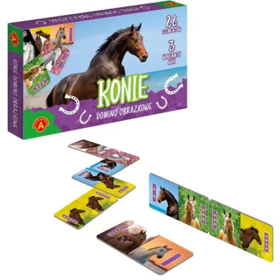 Domino obrazkowe. Konie Alexander