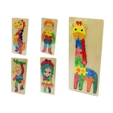 Puzzle Uk�adanka drewniana MIX Adar