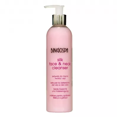 BingoSpa Jedwabne mleczko do mycia twarzy i szyi 300 ml