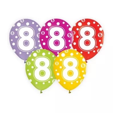 Godan Balony cyfra 8 30 cm