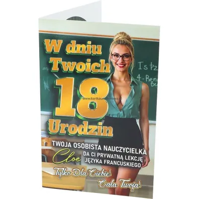Yeku Karnet Urodziny 18