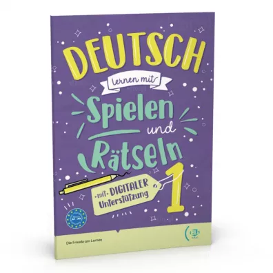Deutsch lernen mit Spielen und Ratseln 1 mit digitaler Untersttzung + audio A1-A2