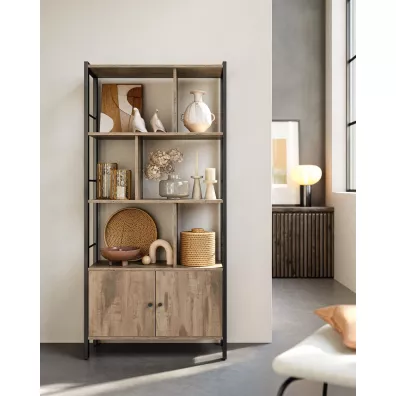Rega na ksiki z drzwiami i 4 pkami Loft