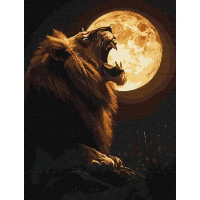 Ideyka Malowanie po numerach - Nocny drapie�nik 30x40cm
