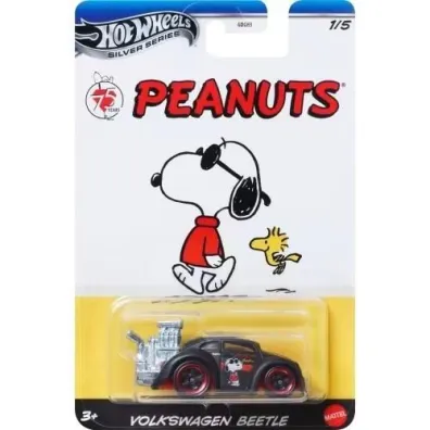 Hot Wheels Peanuts Volkswagen Beetle Snoopy Mattel