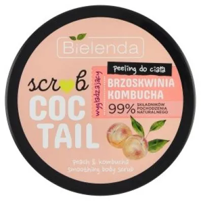 Bielenda Scrub Coctail Brzoskwinia & Kombucha Peeling do cia�a wyg�adzaj�cy 350 ml