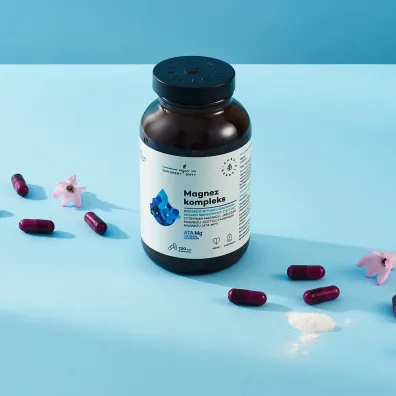 Aura Herbals Magnez kompleks, ATA Mg Suplement diety 120 kaps.