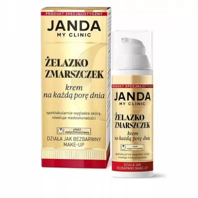 Janda Zestaw prezentowy Krem wielozadaniowy Gold C premium + �elazko zmarszczek 50 ml + 30 ml