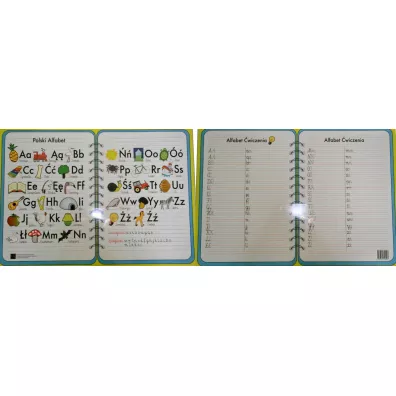 Art-Map Podk�adka dwustronna laminowana. Alfabet