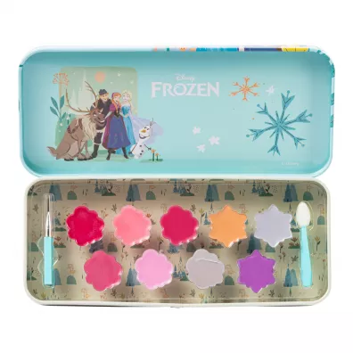 Zestaw kosmetyk�w do makija�u dla dzieci Frozen Lip Smacker Lip & Face Tin Markwins