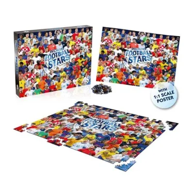 Puzzle 1000 el. World Football Stars Winning Moves