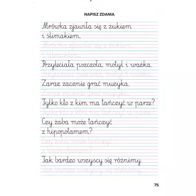 Elementarz. Nauka pisania. wiczenia grafomotoryczne