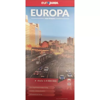 Europa mapa drogowa 1:4000000 EuroPilot//