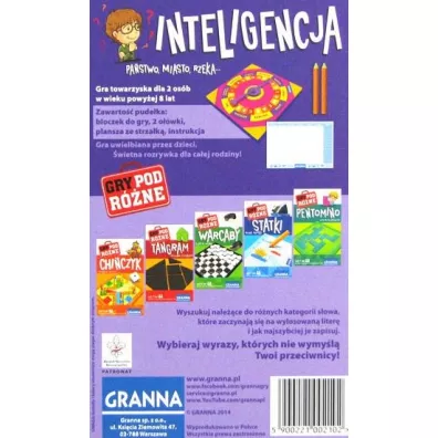 Inteligencja. Gry podrne Granna