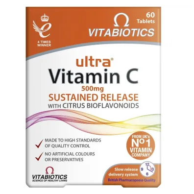 Vitabiotics Ultra Vitamin C suplement diety 60 tab.