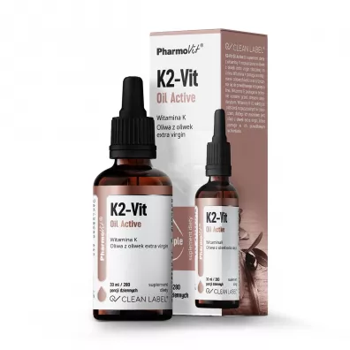 Pharmovit Clean label Witamina K2 Oil Active - suplement diety 30 ml