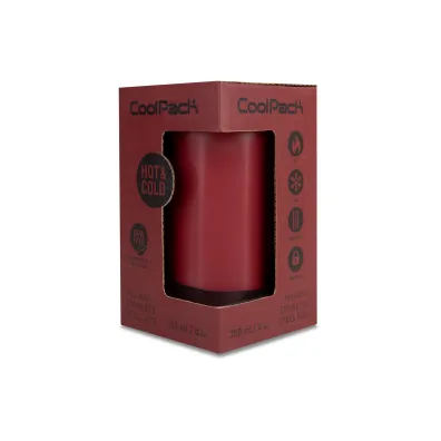Patio Kubek termiczny Coolpack Coffee Mug Tom Burgundy 350 ml