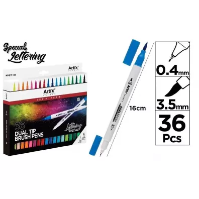 Artix Marker dwustronny p�dzelkowy 36 kolor�w