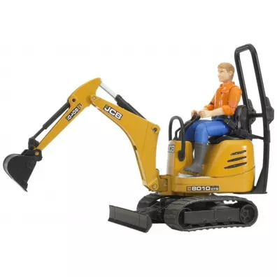 Mikrokoparka JCB 8010 CTS z figurk budowlaca