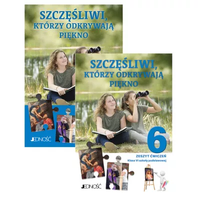 Pakiet: Szcz�liwi, kt�rzy odkrywaj� pi�kno. Podr�cznik i zeszyt �wicze� do religii dla klasy 6 szko�y podstawowej - El�bieta Kondrak, Krzysztof Mielnicki, Agnieszka S�torek