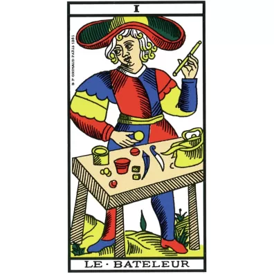 Mini Tarot de Marseille, karty, edycja francuska