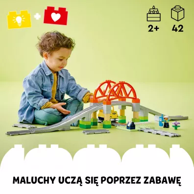 LEGO DUPLO Most i tory kolejowe — zestaw rozszerzaj�cy 10426