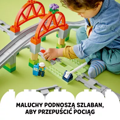 LEGO DUPLO Most i tory kolejowe — zestaw rozszerzaj�cy 10426