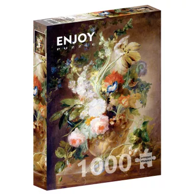 Puzzle 1000 el. Kwiaty w wazonie, Jan van Huysum G3