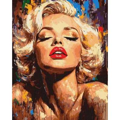 Ideyka Malowanie po numerach - Ol�niewaj�ca Monroe 40x50cm