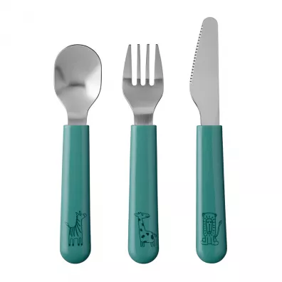 Mepal Sztuce dziecice Mio Deep Turquoise 108033012400 3 szt.