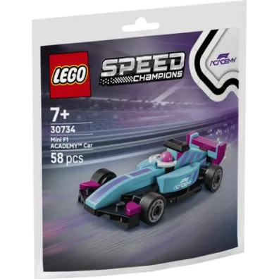 LEGO Speed Champions Ma�y bolid F1 ACADEMY 30734