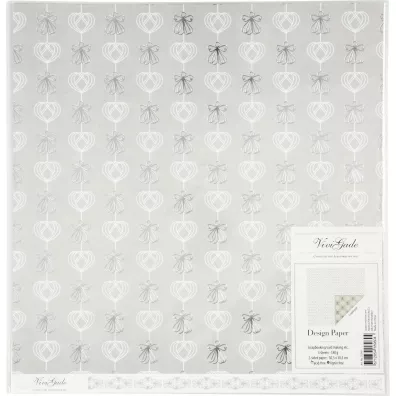 Happy Color Papier ozdobny Silver angels 30,5x30,5cm, 180g, 3 arkusze