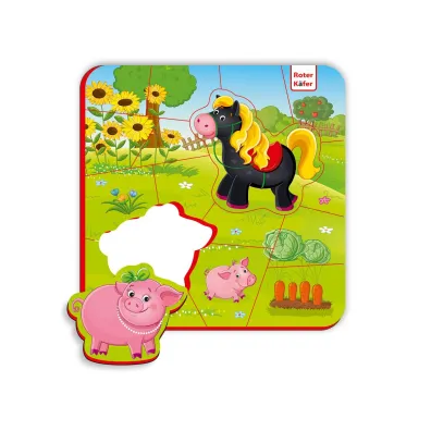 Puzzle piankowe magnetyczne Ko� i �winki Roter Kafer