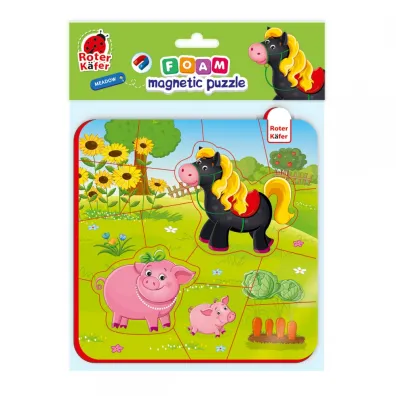 Puzzle piankowe magnetyczne Ko� i �winki Roter Kafer
