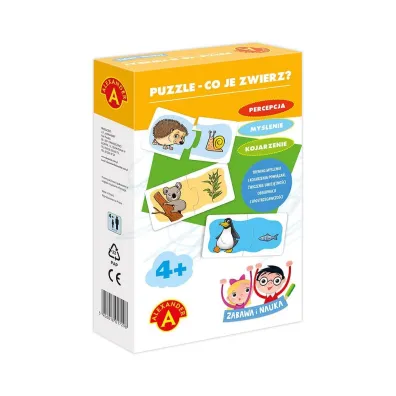 Puzzle Zabawa i nauka. Co je zwierz? Alexander