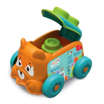 Auto sensoryczne z klockami mi�kkimi 16 cm Szczeniaczek Clementoni