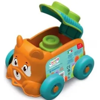 Auto sensoryczne z klockami mi�kkimi 16 cm Szczeniaczek Clementoni