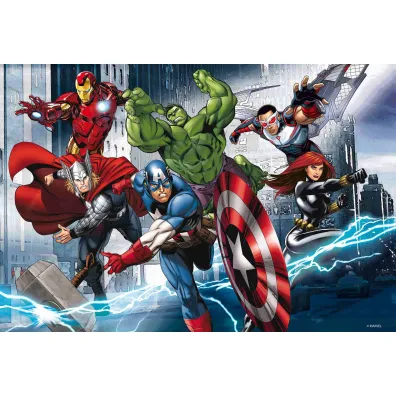 Puzzle 60 el. Double-face Avengers Lisciani