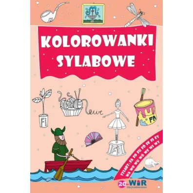 Kolorowanki sylabowe Sylaby ze sp�g�oskami F,W