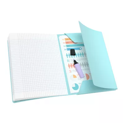 Oxford Zeszyt Easybook Pastel A5 z marginesem linia 60 kartek