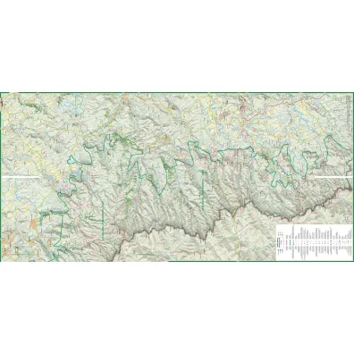 Drakensberg Ukhahlamba Park trekking map 1:100 000  laminat