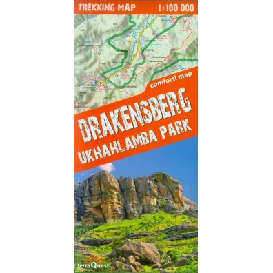 Drakensberg Ukhahlamba Park trekking map 1:100 000  laminat