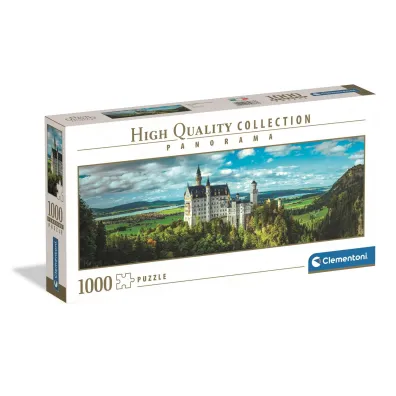 Puzzle 1000 el. Panorama HQ - The Neuschwanstein Castle Clementoni