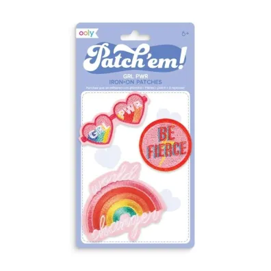 Kolorowe Baloniki Naprasowanki Patch Em - Grl Pwr