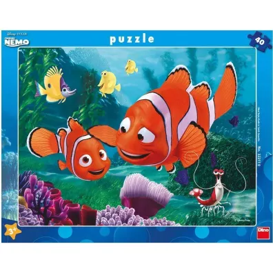 Puzzle ramkowe 40 el. Nemo Dino Toys