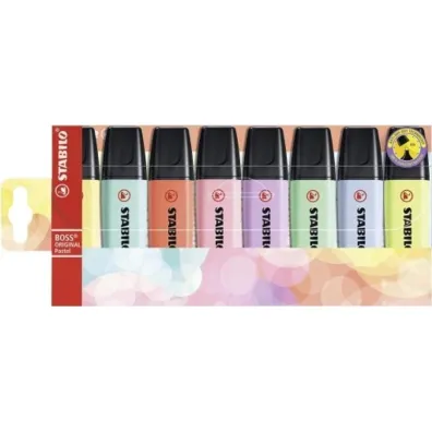 Stabilo Zakre�lacz Boss Pastel etui 8 szt.
