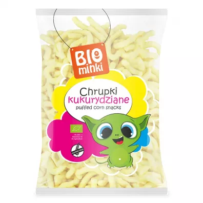 Biominki Chrupki kukurydziane bezglutenowe 150 g Bio