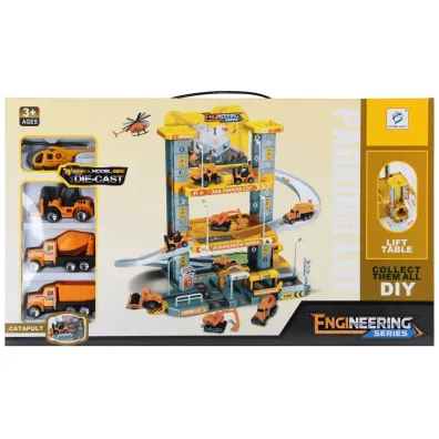 Parking Budowa z akcesoriami metalowy  MEGA CREATIVE 571411