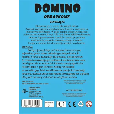 Domino obrazkowe Owoce i zwierz�ta Abino